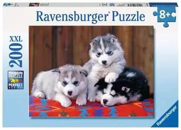 SZCZENIĘTA HUSKY XXL 200 EL Puzzle;Puzzle dla dzieci - Zdjęcie 1 - Ravensburger