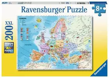 POLITYCZNA MAPA EUROPY 200 EL XXL Puzzle;Puzzle dla dzieci - Zdjęcie 1 - Ravensburger