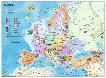 Mapa Evropy 200 dílků 2D Puzzle;Dětské puzzle - obrázek 2 - Ravensburger