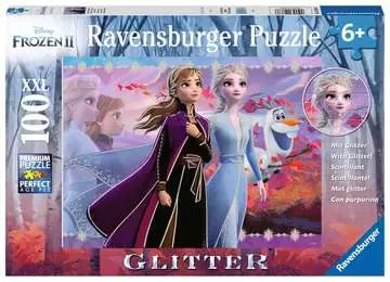 Třpytivé puzzle Disney: Ledové království 2 100 dílků 2D Puzzle;Dětské puzzle - obrázek 1 - Ravensburger