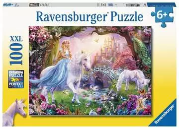 Ravensburger Magical Unicorn XXL 100pc Jigsaw Puzzle Pussel;Barnpussel - bild 1 - Ravensburger
