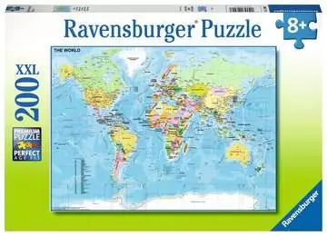 Map of the World          200p Pussel;Barnpussel - bild 1 - Ravensburger