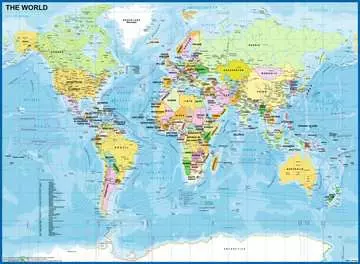 Carte du Monde            200p Puzzles;Puzzles pour enfants - Image 2 - Ravensburger