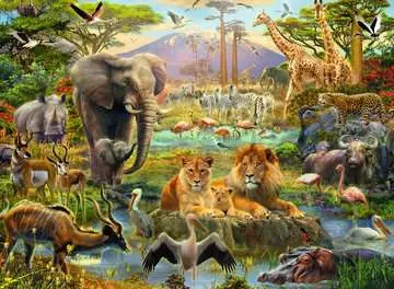 Animals of the Savanna Puslespil;Puslespil for børn - Billede 2 - Ravensburger