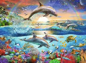 Ráj delfínů 300 dílků 2D Puzzle;Dětské puzzle - obrázek 2 - Ravensburger