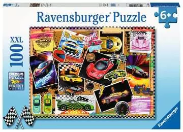 Vysněná auta 100 dílků 2D Puzzle;Dětské puzzle - obrázek 1 - Ravensburger