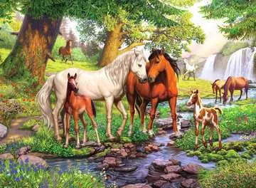 Wilde paarden bij de rivier Puzzels;Puzzels voor kinderen - image 2 - Ravensburger