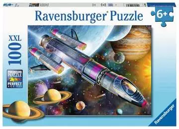 Ravensburger Space Mission XXL 100 piece Jigsaw Puzzle Puslespil;Puslespil for børn - Billede 1 - Ravensburger