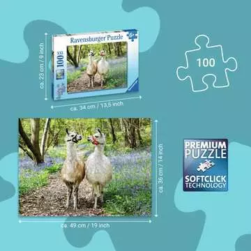 Huňatí přátelé 100 dílků 2D Puzzle;Dětské puzzle - obrázek 3 - Ravensburger