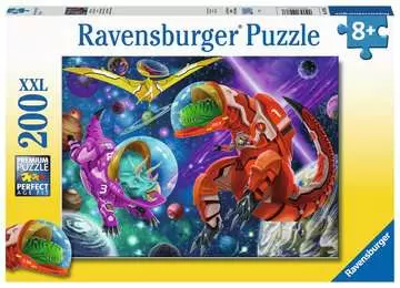 Dinosauři ve vesmíru 200 dílků 2D Puzzle;Dětské puzzle - obrázek 1 - Ravensburger