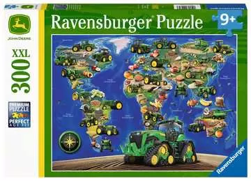 John Deere po celém světě 300 dílků 2D Puzzle;Dětské puzzle - obrázek 1 - Ravensburger