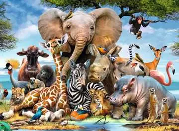 African Friends XXL300 Pussel;Barnpussel - bild 2 - Ravensburger