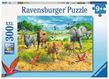 DZIECI AFRYKAŃSKICH ZWIERZĄT 300EL Puzzle;Puzzle dla dzieci - Zdjęcie 1 - Ravensburger