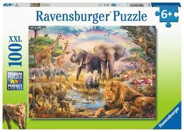 Divoká příroda 100 dílků 2D Puzzle;Dětské puzzle - obrázek 1 - Ravensburger