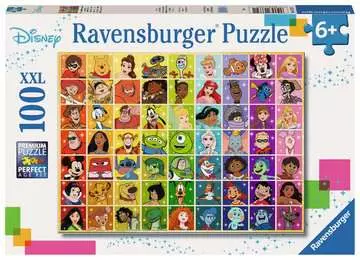 Puzzle 100 p XXL - La palette de couleurs Disney Puzzle;Puzzle enfants - Image 1 - Ravensburger