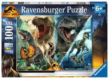 Puzzle 100 p XXL - Les espèces de dinosaures / Jurassic World 3 Puzzle;Puzzle enfants - Image 1 - Ravensburger