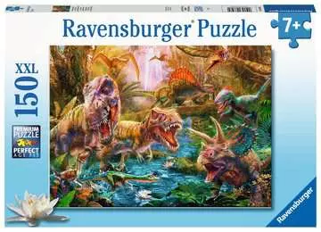 Puzzle 150 p XXL - Le rassemblement des dinosaures Puzzle;Puzzle enfants - Image 1 - Ravensburger