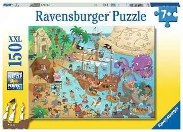 Piráti 150 dílků 2D Puzzle;Dětské puzzle - obrázek 1 - Ravensburger