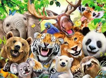 Exotic Animals Selfie Puslespill;Barnepuslespill - bilde 2 - Ravensburger