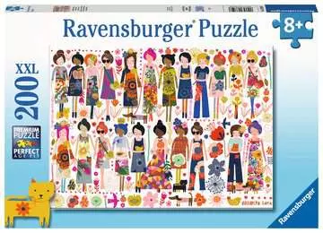Květinové motivy 200 dílků 2D Puzzle;Dětské puzzle - obrázek 1 - Ravensburger