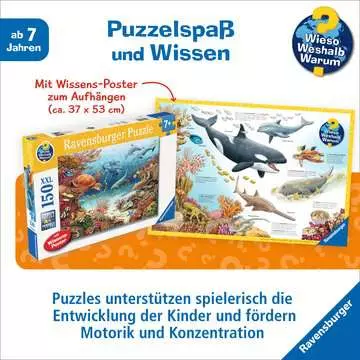 Podmořský život 150 dílků 2D Puzzle;Dětské puzzle - obrázek 4 - Ravensburger