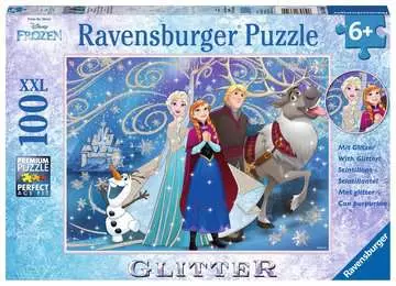 Disney Ledové království - třiptící se sníh 100 dílků 2D Puzzle;Dětské puzzle - obrázek 1 - Ravensburger