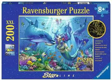 PODWODNY RAJ (BŁYSZCZĄCE) XXL 200 EL Puzzle;Puzzle dla dzieci - Zdjęcie 1 - Ravensburger