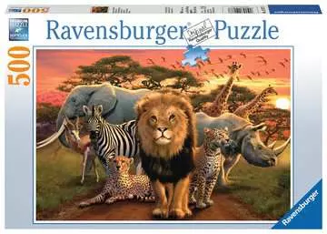 AFRYKAŃSKI PEJZAŻ 500EL. Puzzle;Puzzle dla dzieci - Zdjęcie 1 - Ravensburger