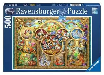 RODZINA Disney a 500EL Puzzle;Puzzle dla dzieci - Zdjęcie 1 - Ravensburger