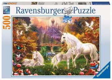 MAGICZNE JEDNOROŻCE 500EL Puzzle;Puzzle dla dzieci - Zdjęcie 1 - Ravensburger