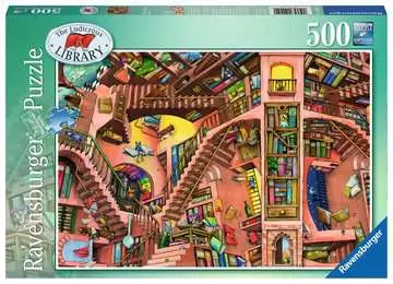 GROTESKOWA BIBLIOTECZKA  500EL Puzzle;Puzzle dla dzieci - Zdjęcie 1 - Ravensburger