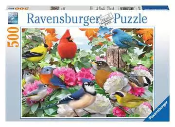 OGRODOWE PTAKI 500EL Puzzle;Puzzle dla dzieci - Zdjęcie 1 - Ravensburger