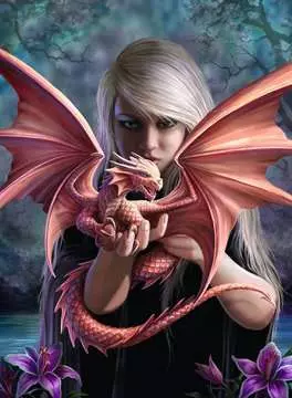 ANNE STOKES: DRAGON GIRL 500 EL Puzzle;Puzzle dla dzieci - Zdjęcie 2 - Ravensburger