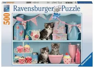 KOTY I CUPCAKES 500EL Puzzle;Puzzle dla dzieci - Zdjęcie 1 - Ravensburger