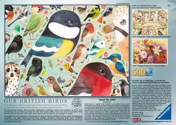 Britští ptáci 500 dílků 2D Puzzle;Puzzle pro dospělé - obrázek 3 - Ravensburger