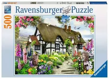 Thatched Cottage, 500pc Puslespill;Voksenpuslespill - bilde 1 - Ravensburger