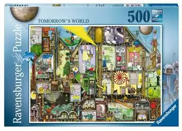 COLIN THOMPSON - TOMORROW S WORLD 500EL Puzzle;Puzzle dla dzieci - Zdjęcie 1 - Ravensburger