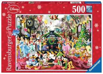 ŚWIĄTECZNY POCIĄG Disney a 500EL Puzzle;Puzzle dla dzieci - Zdjęcie 1 - Ravensburger