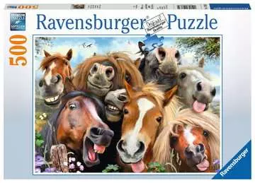 KOŃSKIE SELFIE 500 EL Puzzle;Puzzle dla dzieci - Zdjęcie 1 - Ravensburger