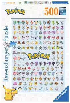 Prvních 151 Pokémonů 500 dílků 2D Puzzle;Puzzle pro dospělé - obrázek 1 - Ravensburger