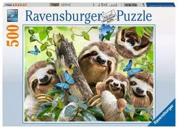 LENIWCOWE SELFIE 500 EL. Puzzle;Puzzle dla dzieci - Zdjęcie 1 - Ravensburger