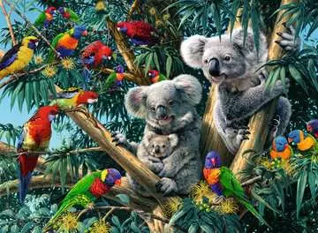 Koalas in a tree Pussel;Vuxenpussel - bild 2 - Ravensburger