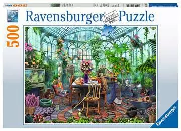 Ráno ve skleníku 500 dílků 2D Puzzle;Dětské puzzle - obrázek 1 - Ravensburger