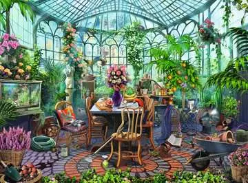 Greenhouse Morning, 500pc Puslespil;Puslespil for voksne - Billede 2 - Ravensburger