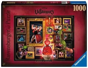 Disney Villainous Queen of Hearts, 1000pc Pussel;Vuxenpussel - bild 1 - Ravensburger