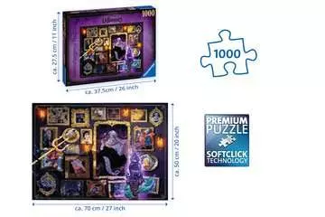 Padouchové: Ursula 1000 dílků 2D Puzzle;Puzzle pro dospělé - obrázek 9 - Ravensburger