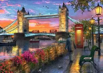 Západ slunce u Tower Bridge 1000 dílků 2D Puzzle;Puzzle pro dospělé - obrázek 2 - Ravensburger