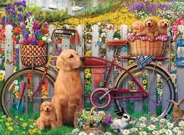 Cute Dogs in the Garden Palapelit;Aikuisten palapelit - Kuva 2 - Ravensburger