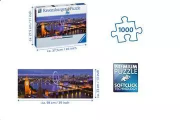 Noční Londýn seshora 1000 dílků Panorama 2D Puzzle;Puzzle pro dospělé - obrázek 4 - Ravensburger