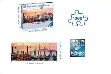 Gondoly v Benátkách 1000 dílků Panorama 2D Puzzle;Puzzle pro dospělé - obrázek 5 - Ravensburger